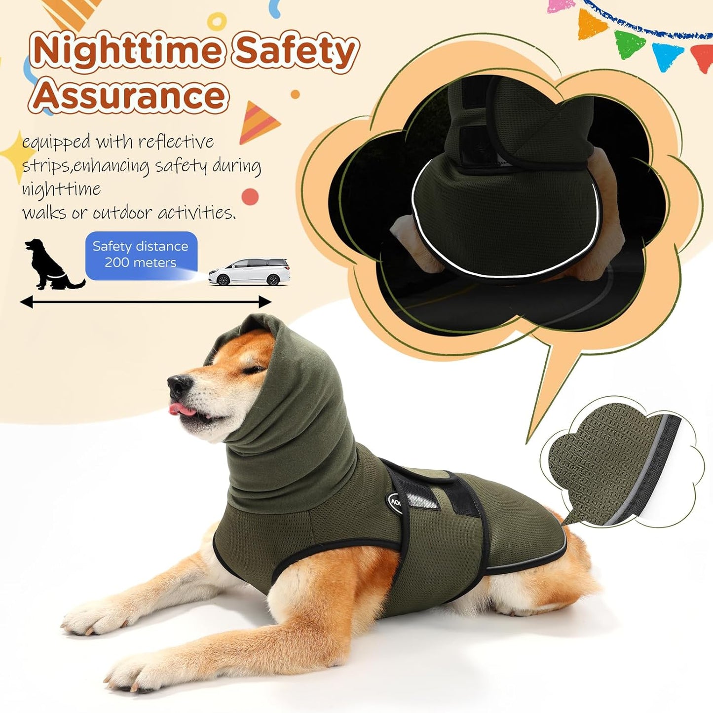 Gentle Hug Wrap for Dogs
