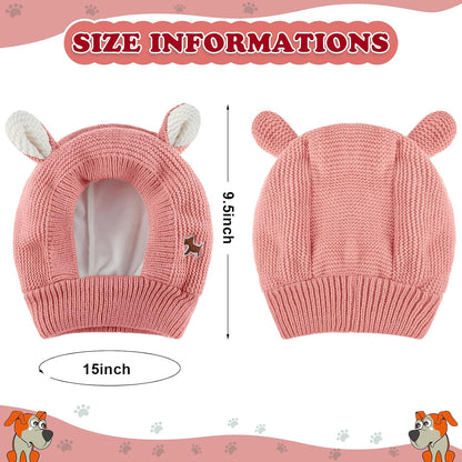Knitted Comfort Ear Hood for Dogs