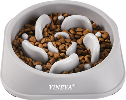 Anti-Choking Slow Feeder Dog Bowls Small Size Dog, Slow Feeder Cat Bowl, Supplies and Puzzle for Pet