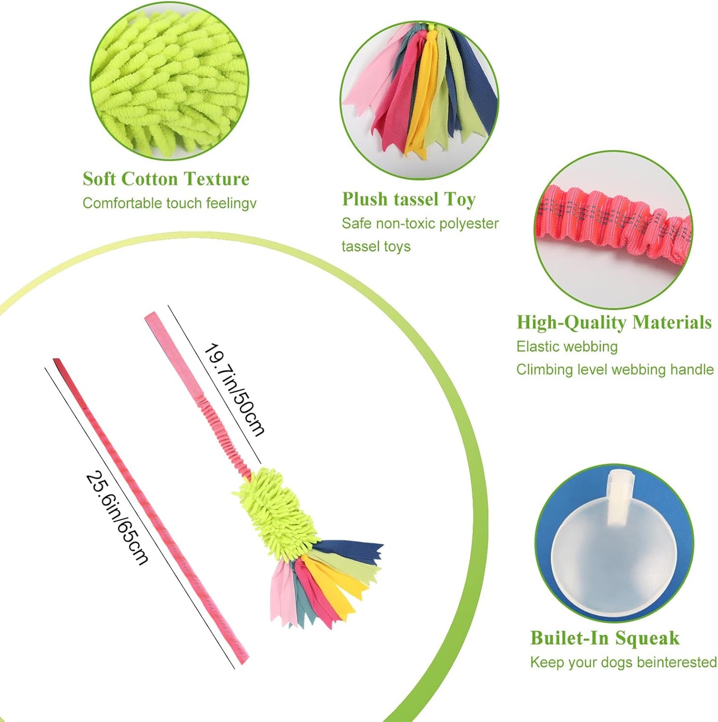 Dog Tug Toys - Aggressive Chewer Rope Toy for Large Dogs