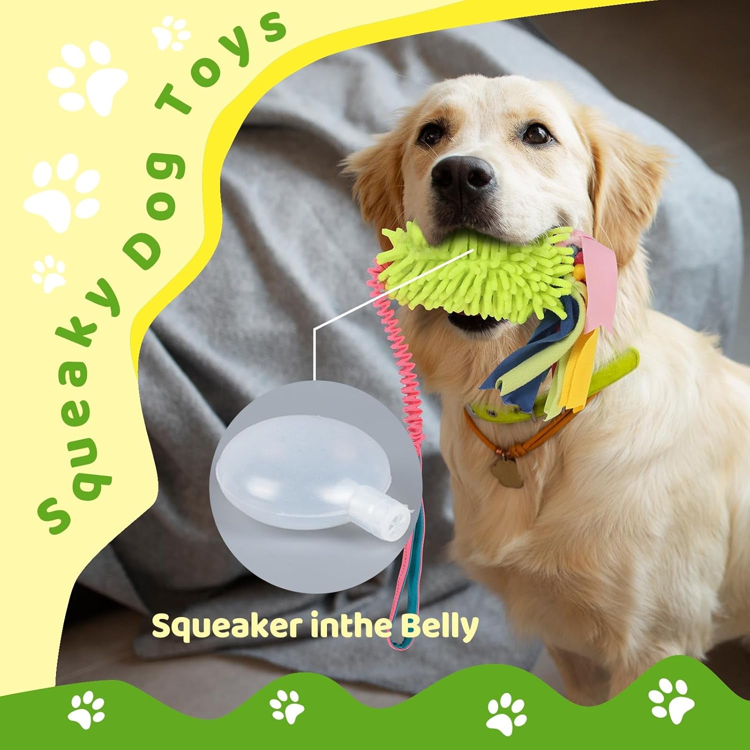 Dog Tug Toys - Aggressive Chewer Rope Toy for Large Dogs