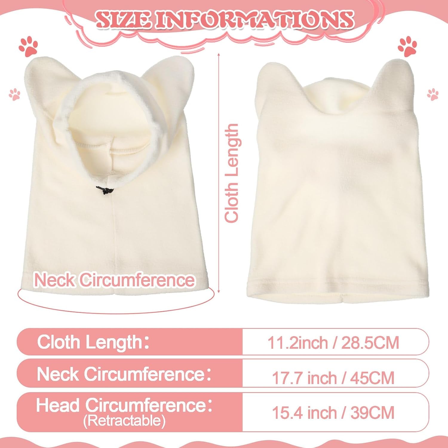 Cozy Ear & Neck Warmer for Dogs