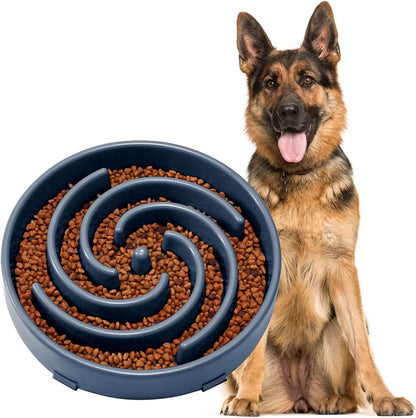 Slow Feeder Dogs Bowl for Large Medium Dogs,Anti-Gulping Pet Slower Food Feeding Bowls Stop Bloat,Preventing Choking