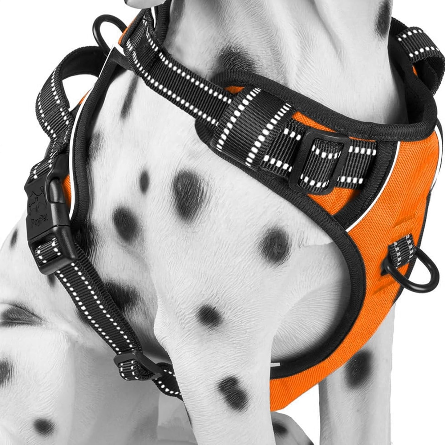 No Pull Dog Harness Medium, Reflective Vest with Front Clip & Handle