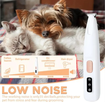 Rechargeable LED Pet Paw Hair Trimmer