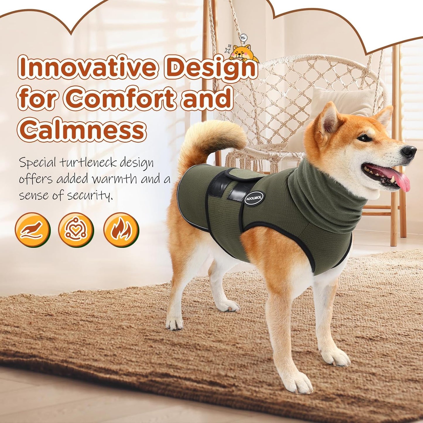 Gentle Hug Wrap for Dogs