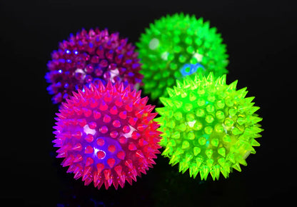 Glow-in-the-Dark Rubber Ball for Dogs and Cats