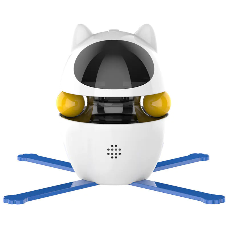 Smart Electric Cat Toy with Laser and Rotating Base