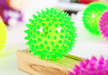 Glow-in-the-Dark Rubber Ball for Dogs and Cats