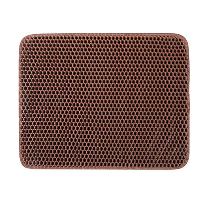 Double Layer EVA Non-Slip Cat Litter Mat for Pets
