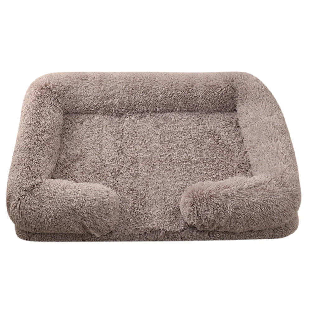 Plush Round Winter Pet Bed