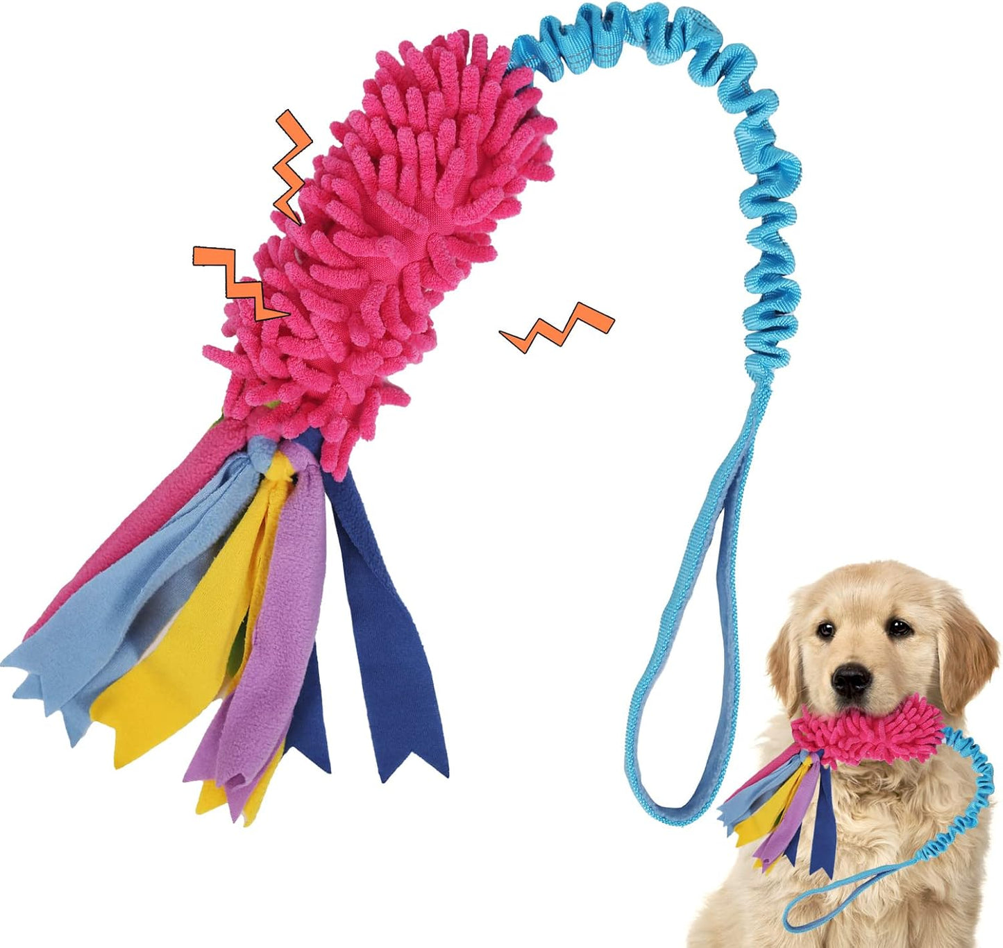 Dog Tug Toys - Aggressive Chewer Rope Toy for Large Dogs