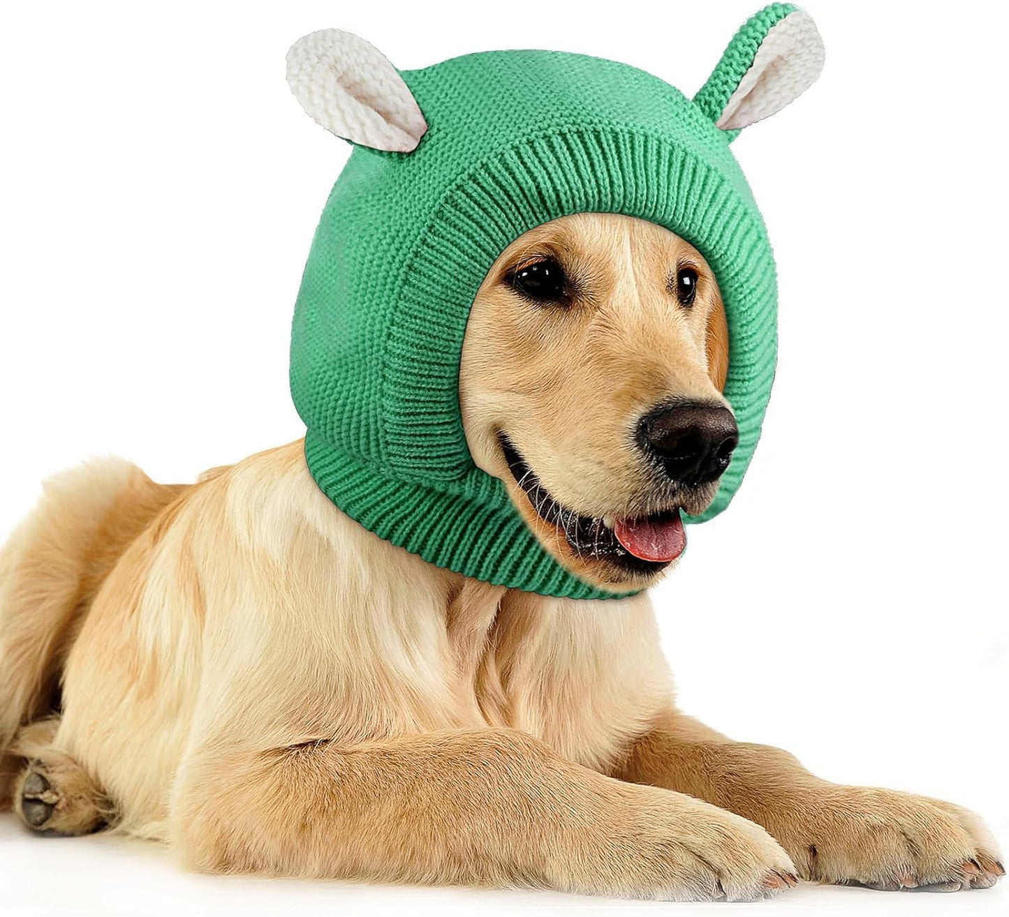 Knitted Comfort Ear Hood for Dogs