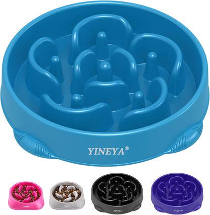 Anti-Choking Slow Feeder Dog Bowls Small Size Dog, Slow Feeder Cat Bowl, Supplies and Puzzle for Pet