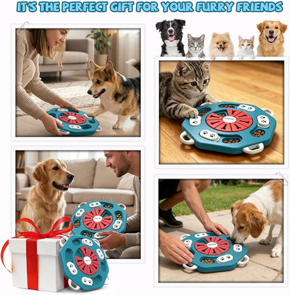 Dog Puzzle Toy, Enrichment Toys for Dogs Training IQ & Treat Brain Games, Dog Toys to Keep Them Busy, Mental Stimulation for Dogs, Puppy Toy for Treat Dispensing, Puzzle for Small, Medium, Cats