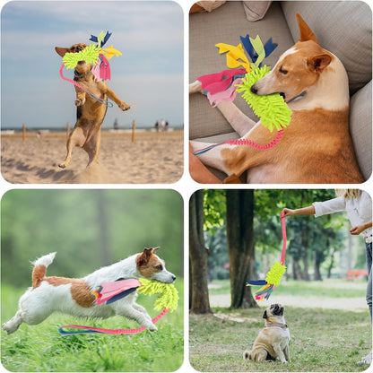 Dog Tug Toys - Aggressive Chewer Rope Toy for Large Dogs