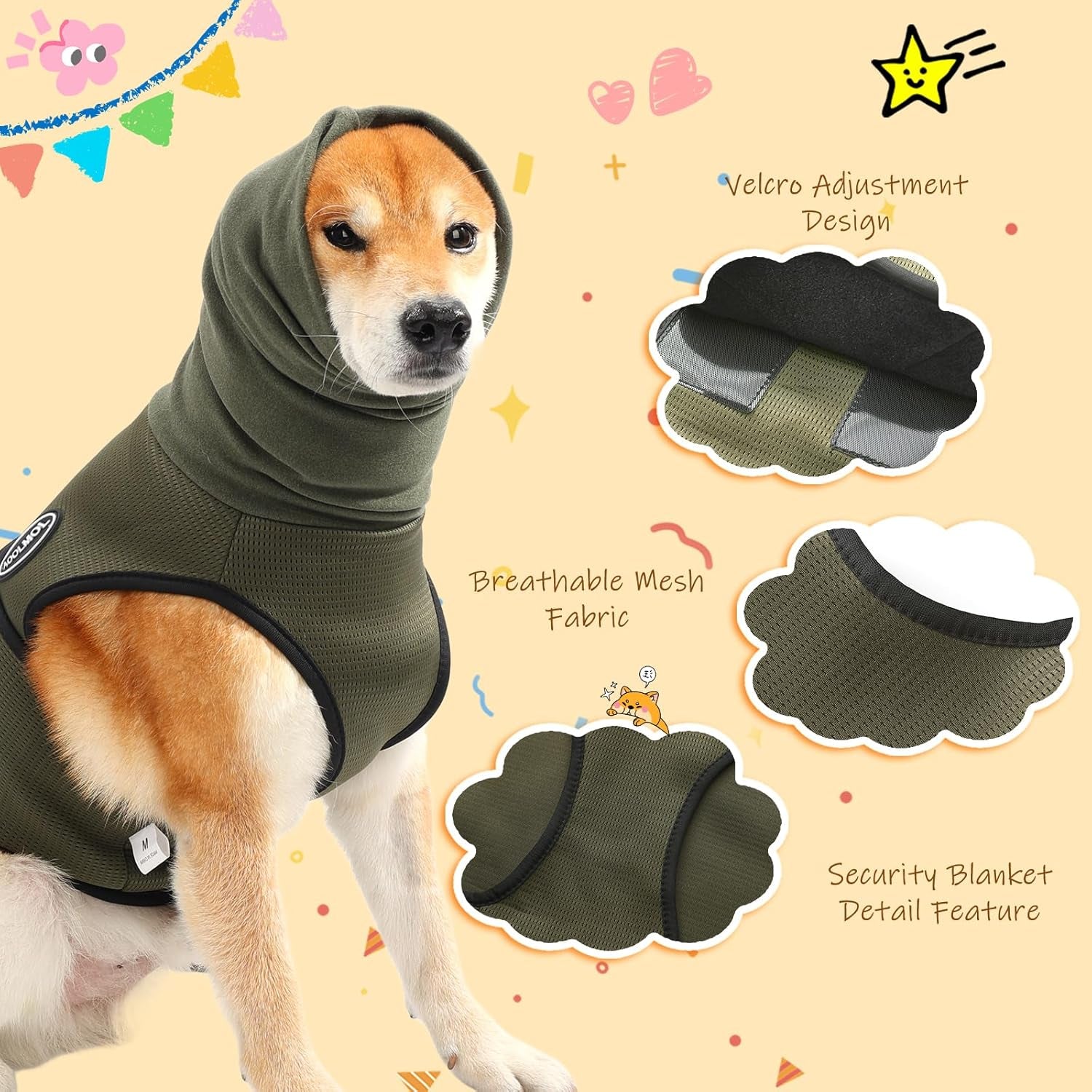Gentle Hug Wrap for Dogs