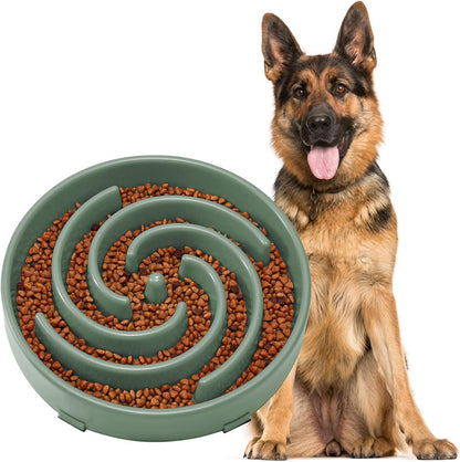 Slow Feeder Dogs Bowl for Large Medium Dogs,Anti-Gulping Pet Slower Food Feeding Bowls Stop Bloat,Preventing Choking
