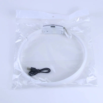 Luminous LED Dog Collar with Horse Running Design