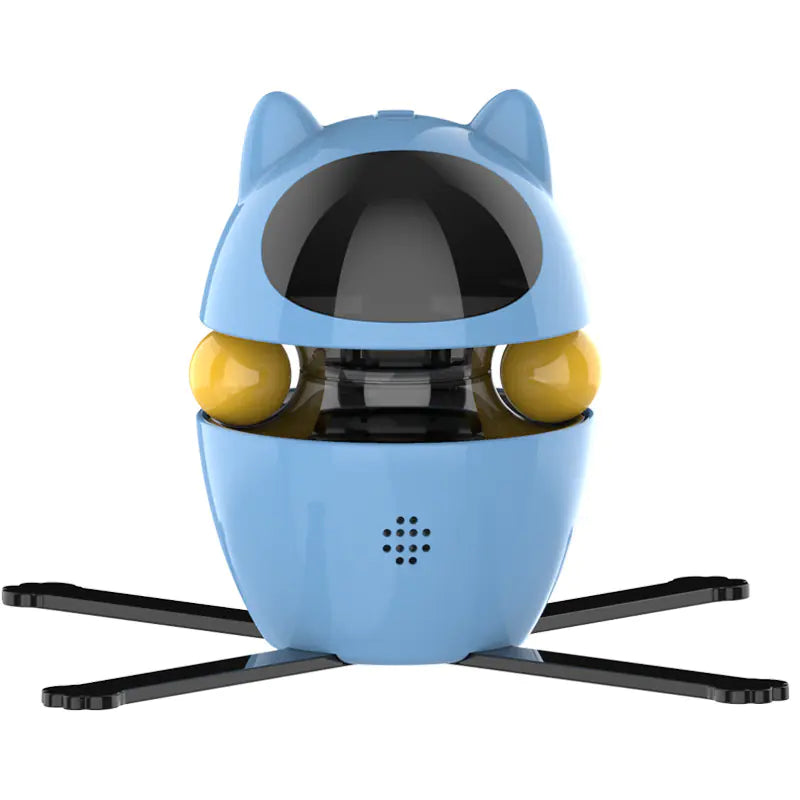 Smart Electric Cat Toy with Laser and Rotating Base