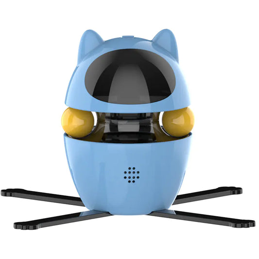 Smart Electric Cat Toy with Laser and Rotating Base