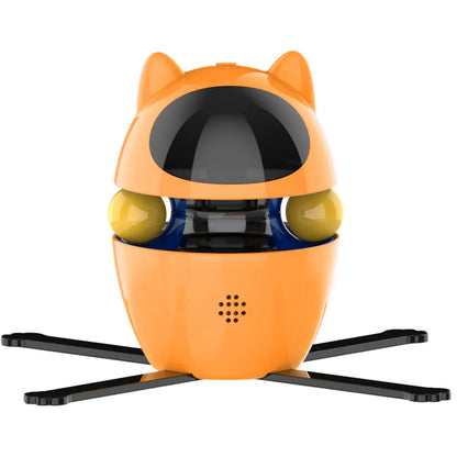 Smart Electric Cat Toy with Laser and Rotating Base