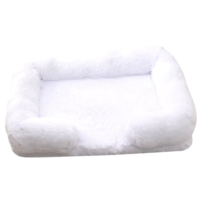 Plush Round Winter Pet Bed