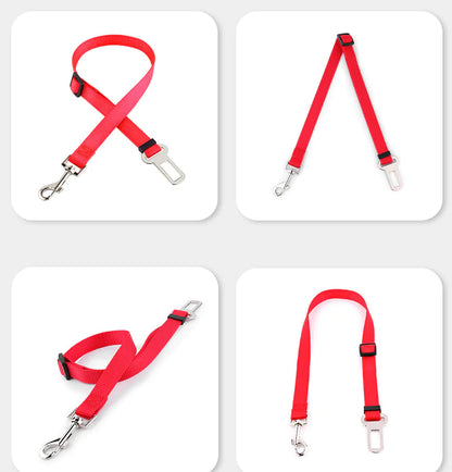 Dog Safety Buckle and Traction Rope for Cars